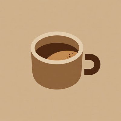 Coffee cup with foam