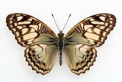 Large Yellow-Edged Butterfly Wings Spread