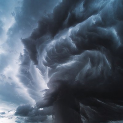 Dramatic Dark Storm Clouds