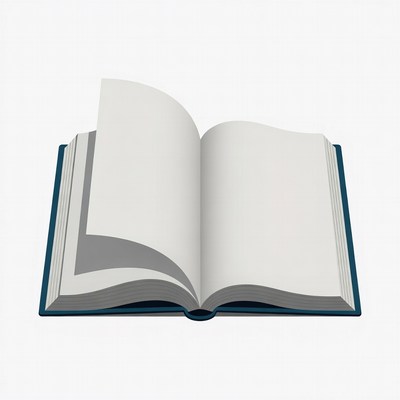 Open Book Illustration