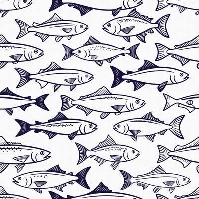 Fish Pattern Illustration