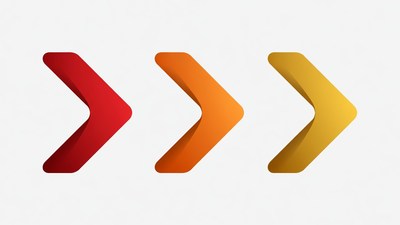 Red Orange Yellow Arrows