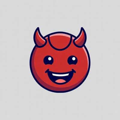 Smiling Cartoon Devil Emoji
