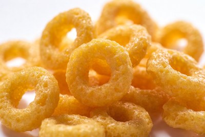 Pile of Golden Cereal Rings