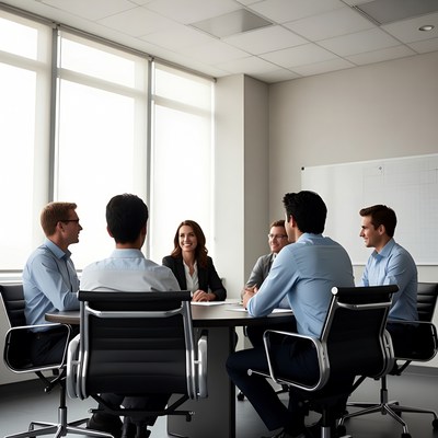 Business team in meeting room