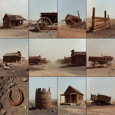 Abandoned Wild West Ghost Town