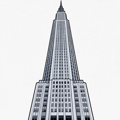 Empire State Building illustration