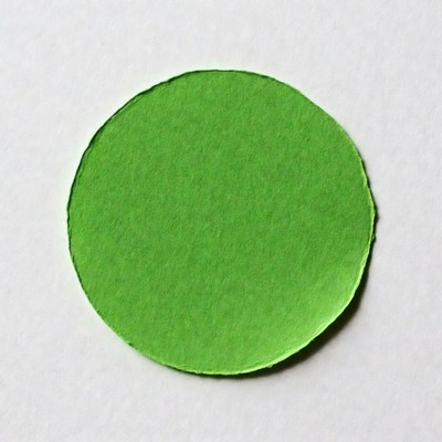 Green Paper Circle