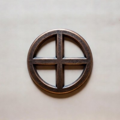 Bronze Celtic Cross Symbol