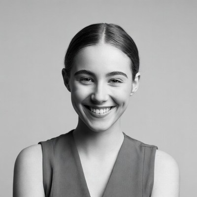 Smiling young woman portrait