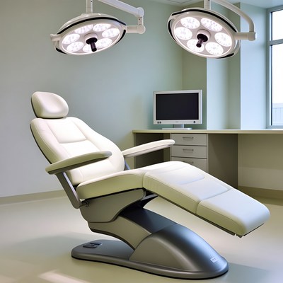 Empty Dental Chair in Exam Room