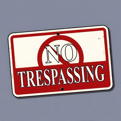 No Trespassing Sign