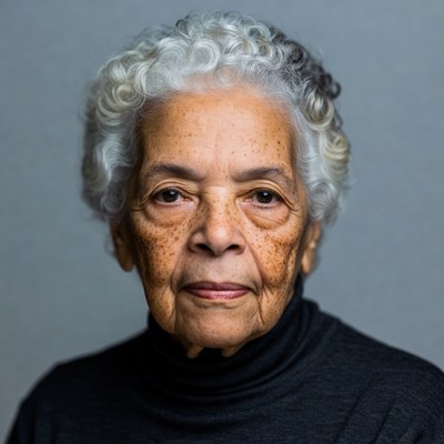 Elderly African-American woman portrait