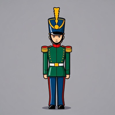 Nutcracker Soldier Illustration