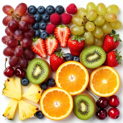 Fresh Mixed Berries and Fruits