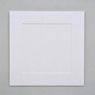 Empty White Picture Frame
