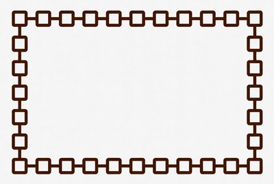 Brown Chain Link Border