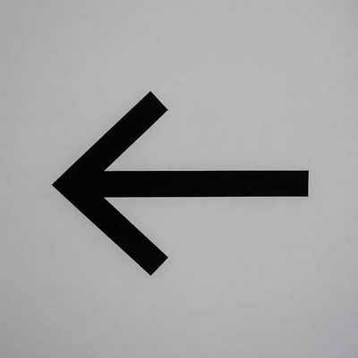 Black Left Arrow Icon