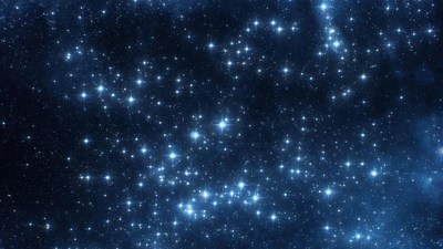 Sparkling Starry Nebula Background