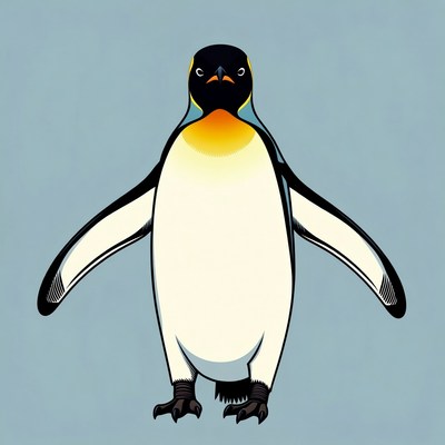 Emperor Penguin Illustration