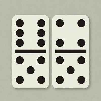 Double Six Domino Tiles