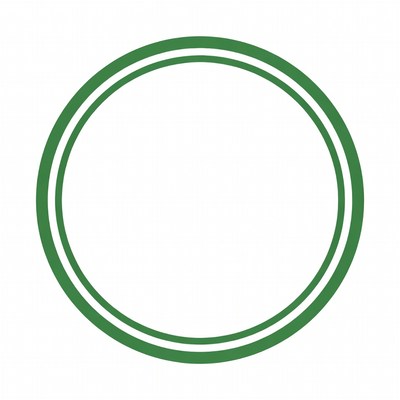 Green Double Line Circle