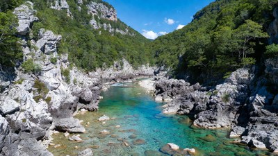 Turquoise River in Rocky Canyon