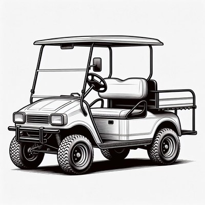 Golf Cart Illustration