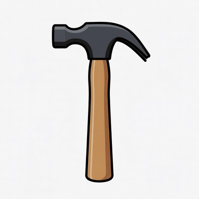 Black Claw Hammer Illustration