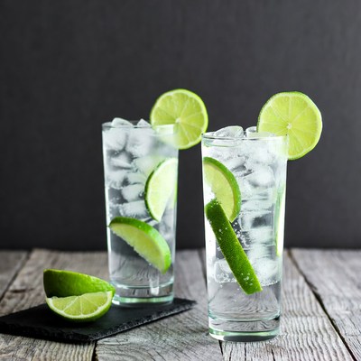 Two Lime Water Glasses