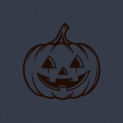 Jack-o'-lantern pumpkin illustration
