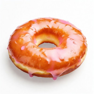 Pink Glazed Donut