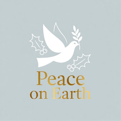Peace on Earth Dove Illustration