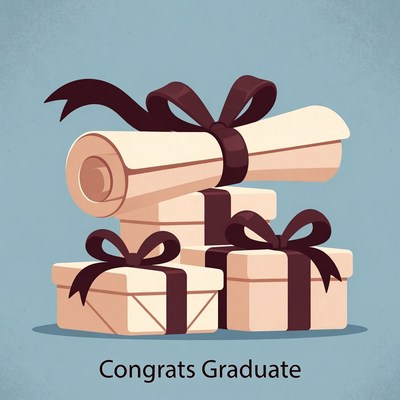 Congrats Graduate Diplomas and Gifts