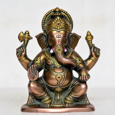 Bronze Ganesha Statue Sitting