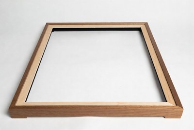 Empty Wooden Picture Frame