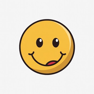 Smiley Face Sticking Out Tongue