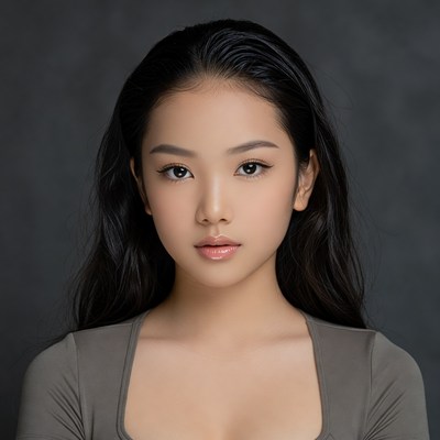 Young Asian woman portrait