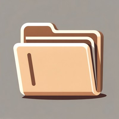 Open Brown Folder Icon
