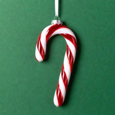 Red White Candy Cane Ornament