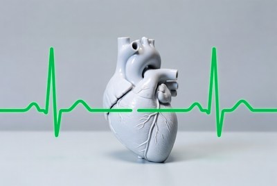 3D Heart with ECG Wave