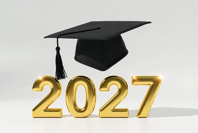 Graduation Cap with 2027