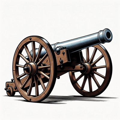 Vintage Cannon Illustration