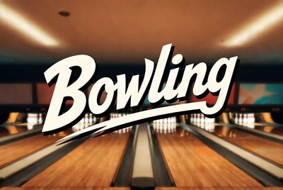 Bowling Alley Text Overlay
