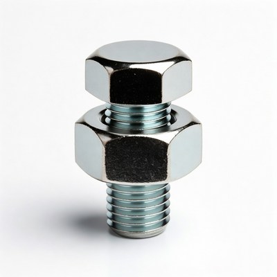 Silver Bolt with Nut