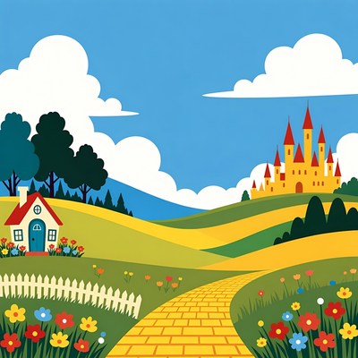 Yellow Brick Road to Castle