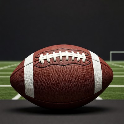 Football on Field Goal