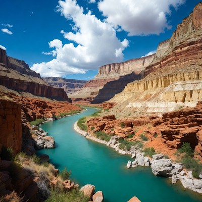 Grand Canyon turquoise river