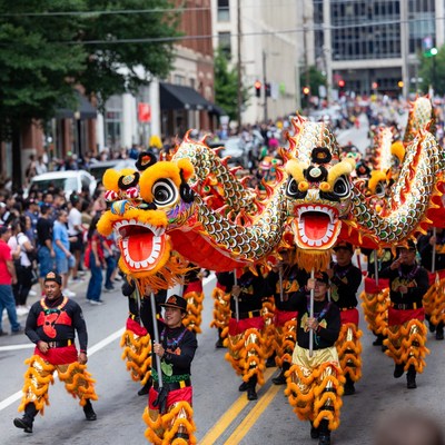 Chinese Dragon Dance Parade