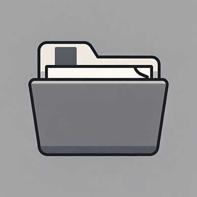 Gray Folder Icon